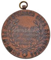 1945. "Cházár András Emlékérem 1745-1945-1960" bronzozott fém emlékérem (40mm) T:2-