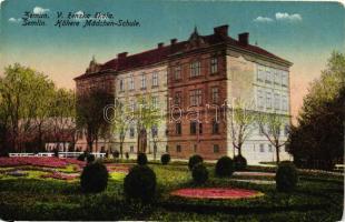 Zimony, Zemun; Leányiskola / girl school (EK)