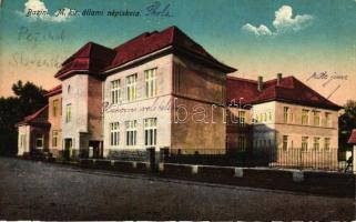 Bazin, Pezinok; állami népiskola / school (r)