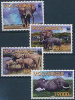 2002 WWF Afrikai elefánt sor Mi 2393-2396