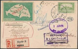 1922 Schima Bandi (1882-1959): Londonhoz. Irredenta propaganda. Vegyes technika, Nyomtatványként elk...