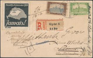 1922 Schima Bandi (1882-1959): Rómához. Irredenta propaganda. Vegyes technika, Nyomtatványként elkül...