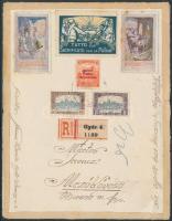 1922 Schima Bandi (1882-1959): Nagypéntek - a magyar középosztály. Propaganda. Vegyes technika, Nyom...