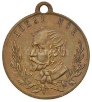 Gerl Károly (1857-1907) 1893. "Jókai Mór - 50 éves írói jubileuma emlékére" Cu emlékmedál (31mm) T:2,2-