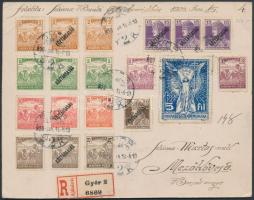 1920 Schima Bandi (1882-1959): Irredenta propaganda. Vegyes technika, Nyomtatványként elküldve. / Ir...