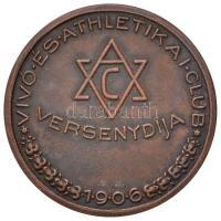 Székely Móric (1893-1968) / Hawel (Budapesti vésnöküzem) 1931. "Vívó és Athlétikai Club Versenydíja" Br díjérem (38mm) T:2