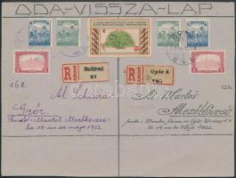 1922 Schima Bandi (1882-1959): Anti judaika propaganda. Vegyes technika, Nyomtatványként elküldve. /...