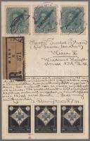 1919 Schima Bandi (1882-1959): Héború ellenes  propaganda. Hátoldalt a kapcsolódó szöveg Pozsonyból....