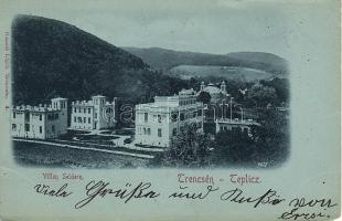 1899 Trencsén-Tepicz Litho (win Riß)