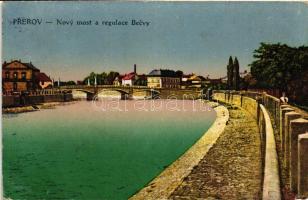 Prerov, Becva river, bridge (EK)