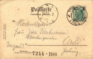 Trieste, port, SS Almissa, steamships (EK)