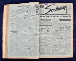 1938 A Sporthírlap I. fél évfolyama bekötve, jó állapotban