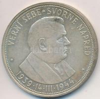 Szlovákia 1944. 50K Ag "Függetlenség 5. évfordulója" T:2- kis patina
Slovakia 1944. 50 Kor...