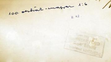 1955 Magyar-Osztrák mérkőzés 6:1. A 100. mérkőzés! eredeti nagyítás, 13x18cm