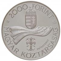 1996. 2000Ft Ag "Ötven éves a forint" PRÓBAVERET tervezet, "ÖTVEN ÉVES" külön ír...