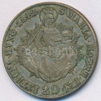 1842B 20Kr Ag "V. Ferdinánd" T:2- patina
Huszár: 2081., Unger III.:1419