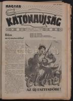 1940 A Magyar Katonaújság teljes, III. évfolyama, bekötve, vignettával, jó állapotban