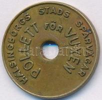 Svédország / Helsingborg 1881. Utazási zseton, sárgaréz T:2-
Sweden / Helsingborg 1881. Transit toke...