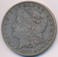 Amerikai Egyesült Államok 1901O 1$ Ag "Morgan" T:3 USA 1901O 1 Dollar Ag "Morgan Dollar" C:F