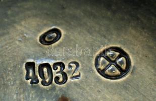 Gerbing & Stephan madaras lámpatest, kézzel festett, apró lepattanással, 17x18x14cm