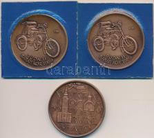 Fritz Mihály (1947-) 1989. "MÉE Szeged - Budai Baráti Kör / Csonka János" Br emlékérem ere...