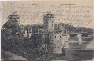 Mainz, Eisenbahnbrücke / Railway bridge