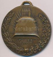 1936. "4. vdd. sportverseny" Br díjérem füllel (41mm) T:2