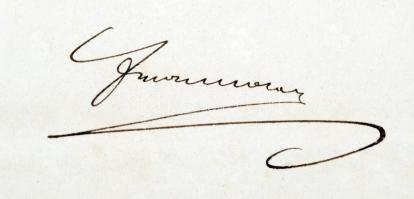 1888 Ferenc József Rend adományozó oklevele a császár saját kezű aláírásával, hátoldalon ragasztva, ...