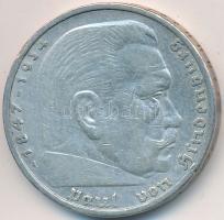 Német 3. Birodalom 1936A 5M Ag "Hindenburg" T:2 ph.
German Third Reich 1936A 5 Marks Ag &q...