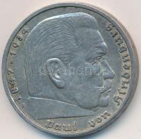 Német 3. Birodalom 1936A 5M Ag "Hindenburg" T:2,2-
German Third Reich 1936A 5 Marks Ag &qu...