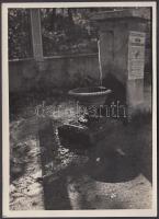 cca 1938 Kinszki Imre (1901-1945): Irtsuk a cserebogarat, pecséttel jelzett, aláírt vintage fotó, 18x13 cm