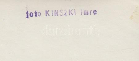 cca 1933 Kinszki Imre (1901-1945): Játék a vízben, pecséttel jelzett vintage fotó, 13x18 cm