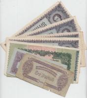 100db-os vegyes pengő, adópengő bankjegy tétel T:vegyes