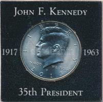 Amerikai Egyesült Államok 2013D 1/2$ Cu-Ni "Kennedy, 50. évforduló" T:1- USA 2013D 1/2 Dollar Cu-Ni "Kennedy, 50th Anniversary" C:AU