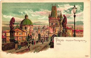 Praha, Prague - 19 db háború előtti képeslap érdekességekkel; vegyes minőség / 19 pre-1945 postcards with rarities; mixed quality