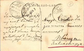 Dorog, Vasútállomás, templom, Samu-akna; kiadja Kardos Dezső koronabazára