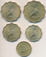 Paraguay 1950-1953. 1c-50c (5xklf) Al-Br T:2,2-
Paraguay 1950-1953. 1 Centimo - 50 Centimos (5xdiff)...