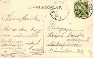 Győr, Deák Ferenc utca, Kisfaludy Kávéház, Vörös palota, Királyi ítélőtábla; Blum József kiadása