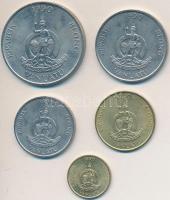 Vanuatu 1990. 1V Ni-sárgaréz + 5V Ni-sárgaréz + 10V Cu-Ni + 20V Cu-Ni + 50V Cu-Ni T:2,2-
Vanuatu 199...