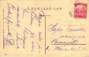 1916 Kaposvár, Nemzeti Casino és Igazságügyi palota; Hirsch Zsigmond kiadása