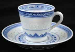 6 személyes rizsszemmintás szakés készlet / set of sake glasses