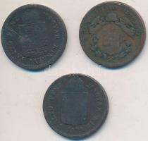 1868KB 1kr Cu "Angyalos címer" + 1878KB 1kr Cu "Középcímer" + 1888KB 1kr Cu &quo...