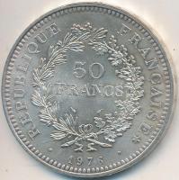 Franciaország 1976. 50Fr Ag "Herkules csoport" T:2
France 1976. 50 Francs Ag "Hercul...
