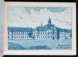 1920 Délvidék, Bánát-Bácska-Baranya nem lehet másé! Nem, nem, soha! 20 lapból álló képeslap füzet, k...