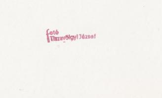 cca 1960 Tiszavölgyi József: BSZKRt. Kárpitos üzemében, pecséttel jelzett vintage fotó, 18x24 cm