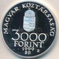1999. 3000Ft Ag "Integráció az EU-ba - EURO III" T:PP apró felületi karc