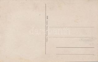 Párkány, Felrobbantott Duna-híd; Gondos Vilmos kiadása / Válecná vzpomínka. Do vzduchu vyhozeny most...