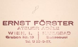 Habsburg Ottó (1912-2011) trónörökös fiatalkori fényképe, Ernst Förster bécsi fotóműhelyéből, Habsbu...