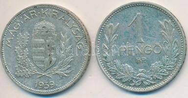 1939. 1P Ag (2x) T:2,2-