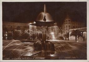 Foggia, La Fontana Monumentale (Notturno) / Fountain